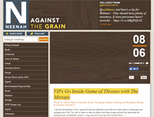 Tablet Screenshot of neenahpaperblog.com